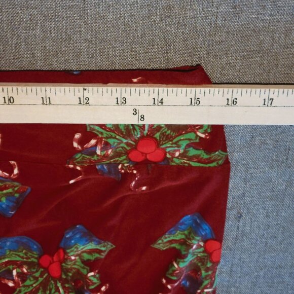 LuLaRoe TC Tall & Curvy Women’s Plus Leggings Red Blue Bows Holiday Christmas - Picture 7 of 16